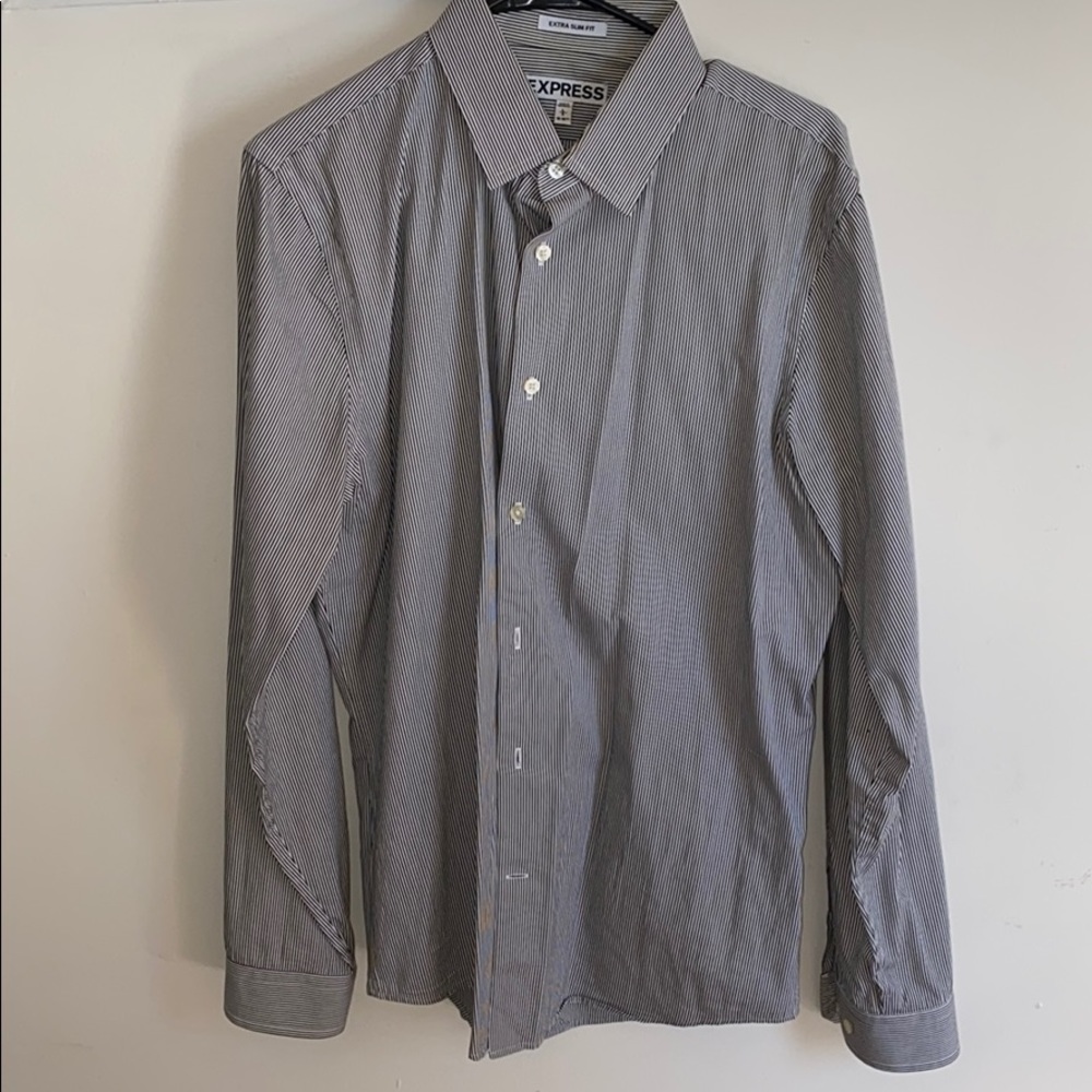 Stripe button down shirt